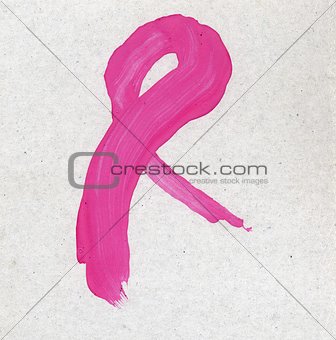 Pink Painted Background