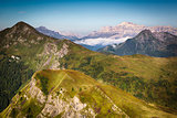 View from Passo Giau, Dolomites, Italian Alps