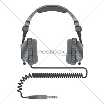 vector dj headphones