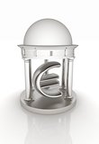 Euro sign in rotunda 