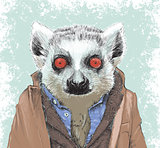Dapper Lemur Illustration