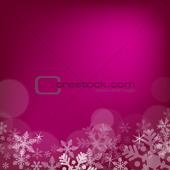 Abstract christmas background with snowflakes