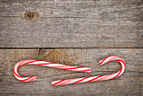 Two candy cane 