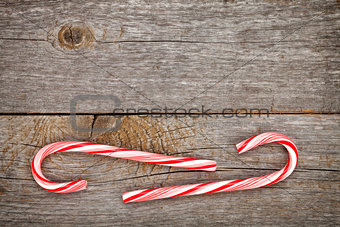 Two candy cane 