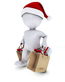 Morph Man with shopping bags