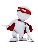 3D Morph Man super hero
