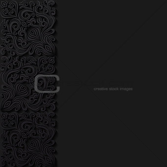 Abstract background with floral pattern