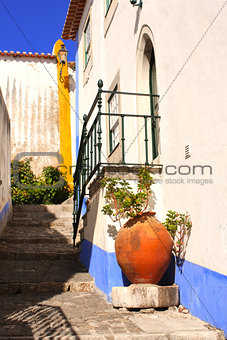 Street in Obidos, Portugal