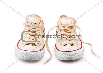 sneakers isolated on white
