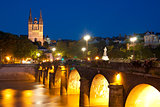 Angers at night