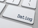 Dating Button on Computer Keyboard.
