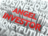 Angel Investor  - Wordcloud Concept.