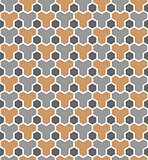 Seamless geometric texture. Hexagons pattern. 