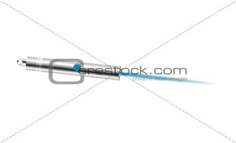 Laser pointer with blue light
