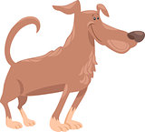 funny dog cartoon illustration