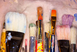 many various artists brushes