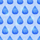 Seamless Pattern with Water Drop