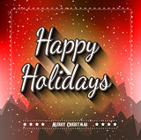 2015 Christmas Greeting Card for happy Holiday