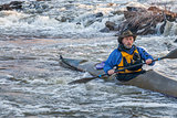 sea kayak on a river