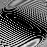 Design monochrome whirl circular background
