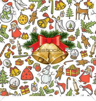 Christmas objects and elements