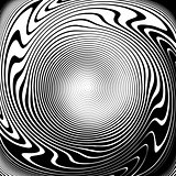 Design monochrome vortex movement background