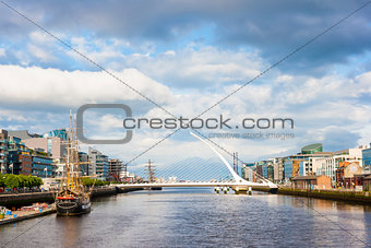 Liffey River in Dublin