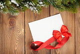 Christmas blank greeting card