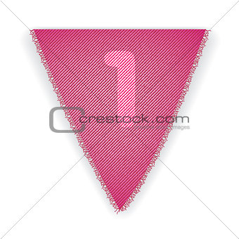 Bunting flag number 1