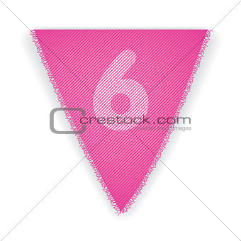 Bunting flag number 6