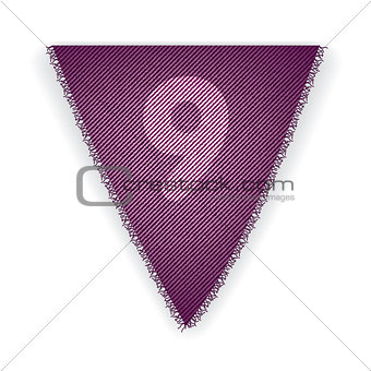 Bunting flag number 9