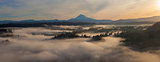 Sunrise over Mount Hood and Sandy River