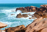 The Pink Granite Coast (Brittany, France).