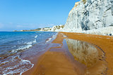 Xi Beach morning view (Greece, Kefalonia). 