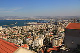Mediterranean seaport of Haifa Israel