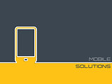 Mobile communication background design 