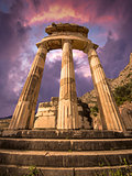 Tholos at Delphi, Greece