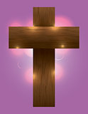 Wooden Cross Illustration