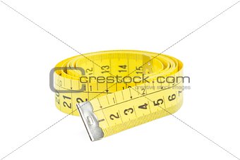 measure tape isolated on white