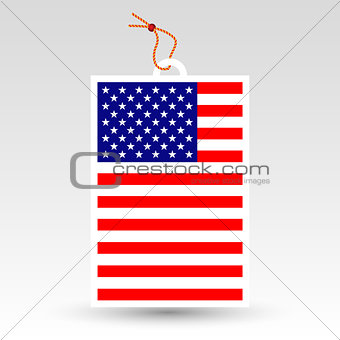 vector simple american price tag