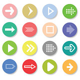 set of arrows icons