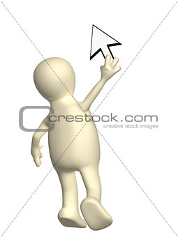 Puppet with a cursor