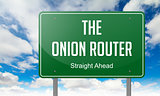 The Onion Router on Highway Signpost.