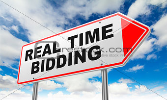 Real Time Bidding on Red Road Sign.