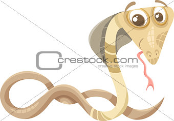 cobra animal cartoon illustration