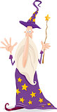 wizard fantasy cartoon illustration