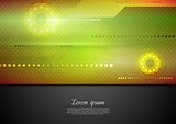 Abstract tech vibrant corporate background