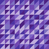 Retro triangle pattern with violet background