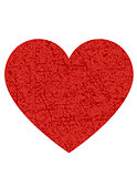 red heart texture icon