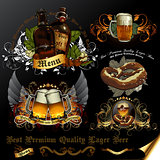 set of beer icons